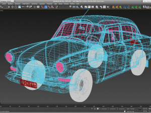 gaz volga 21 3rd series 1962 3D Model