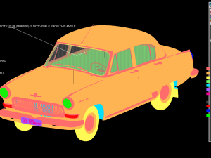 gaz volga 21 3rd series 1962 3D Model