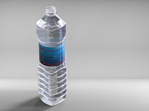 1500ml 15litr water bottle with ready to print Model 3D