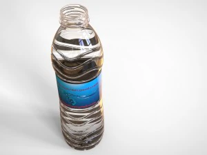 500ml water bottle 3D Model