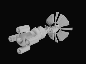 spaceship Modello 3D