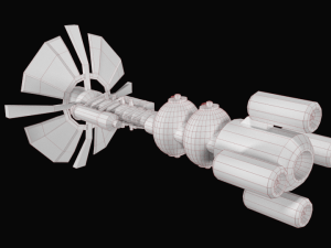 spaceship 3D Model