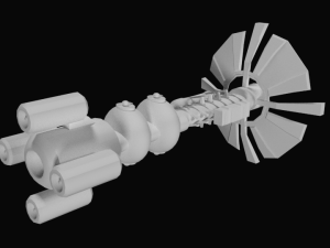 spaceship 3D Model