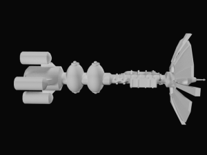 spaceship 3D Model