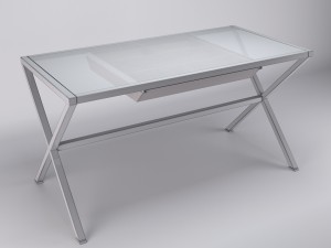 porada style desk 3D मॉडल
