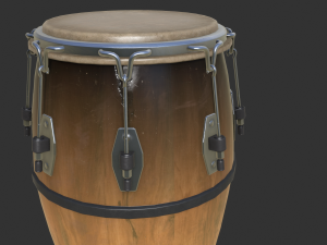 conga drum Model 3D