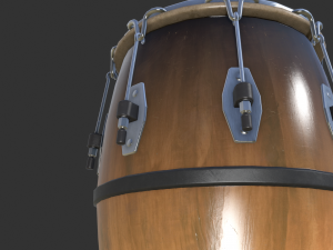 conga drum Model 3D