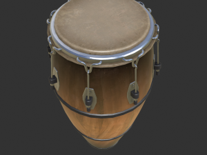 conga drum Model 3D