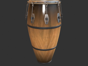 conga drum Model 3D