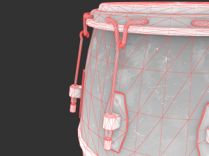 conga drum Model 3D