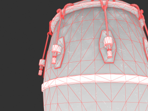 conga drum Model 3D