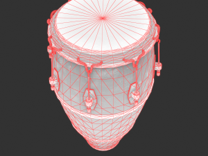 conga drum Model 3D