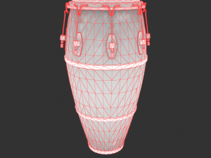 conga drum Model 3D