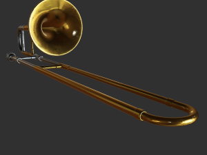 alto trombone Modèle 3D