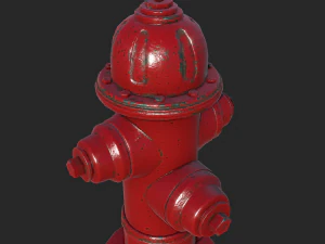 fire hydrant - realtime pbr 3D Model