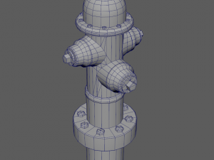 fire hydrant - realtime pbr 3D Model
