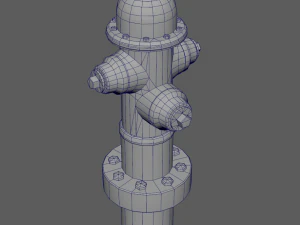 fire hydrant - realtime pbr 3D Model