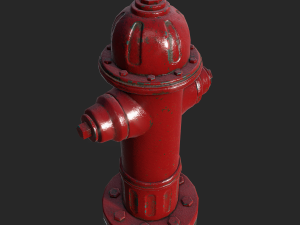 fire hydrant - realtime pbr 3D Model