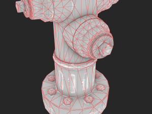fire hydrant - realtime pbr 3D Model