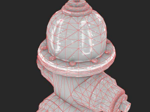 fire hydrant - realtime pbr 3D Model