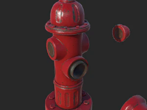 fire hydrant - realtime pbr 3D Model