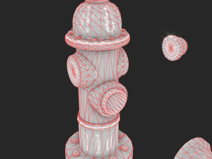 fire hydrant - realtime pbr 3D Model