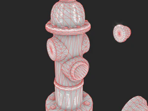fire hydrant - realtime pbr 3D Model