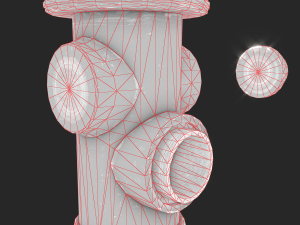 fire hydrant - realtime pbr 3D Model