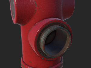 fire hydrant - realtime pbr 3D Model