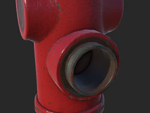 fire hydrant - realtime pbr 3D Model
