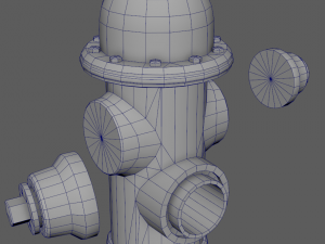 fire hydrant - realtime pbr 3D Model
