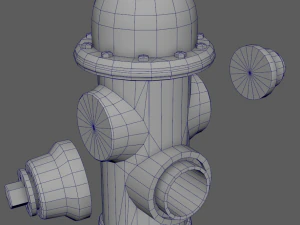 fire hydrant - realtime pbr 3D Model