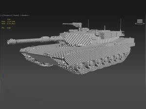 tank m1 abrams Modèle 3D