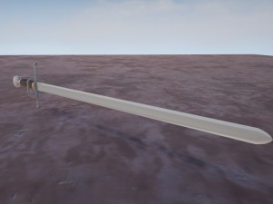 one handed sword 3D Модель