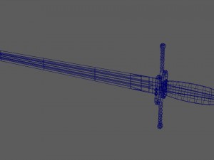 one handed sword 3D Модель