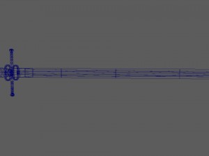 one handed sword 3D Модель