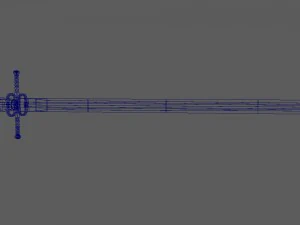 one handed sword 3D Model