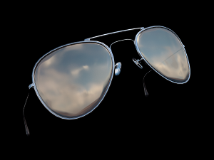 aviator sunglasses - blender3d 3D मॉडल