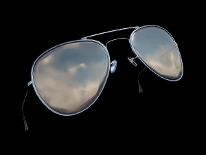 óculos de sol aviador - blender3d Modelo 3D