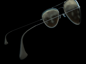 aviator sunglasses - blender3d Modelo 3D