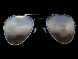 aviator sunglasses - blender3d Modelo 3D