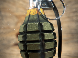 mk2 grenade - blender3d Modelo 3D