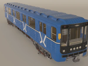 moscow subway train 3D Model