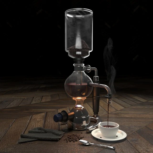 coffe maker 3D Model .c4d .max .obj .3ds .fbx .stl .blend 