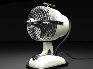 ventilador retro Modelo 3D