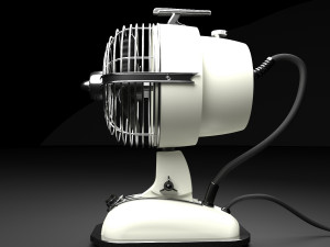 retro fan 3D 모델