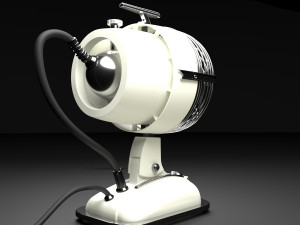 retro fan 3D 모델