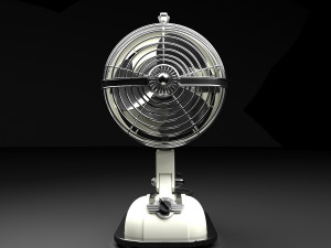 retro fan 3D 모델