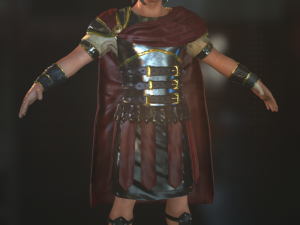 roman soldier real time game character 3D 모델