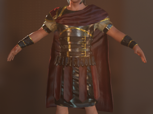 roman soldier real time game character 3D 모델